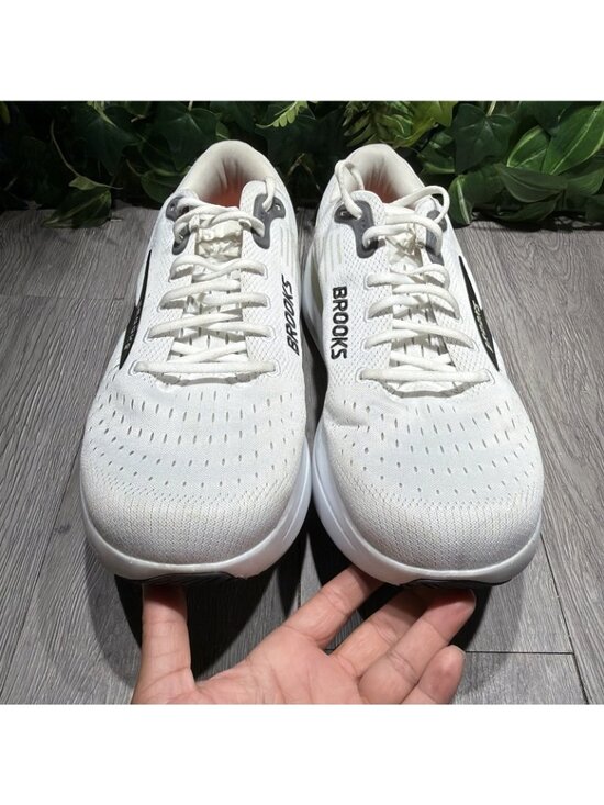 Brooks Men Ghost Max 3 White  Running Shoes Sneakers Size 14 2E Wide main image 5